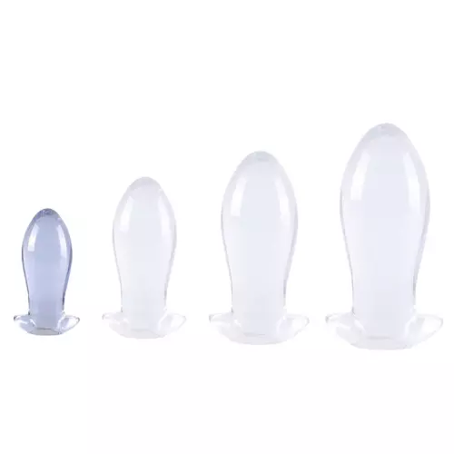 Plug Egg Clear S 9 x 4cm Transparent – 1/4