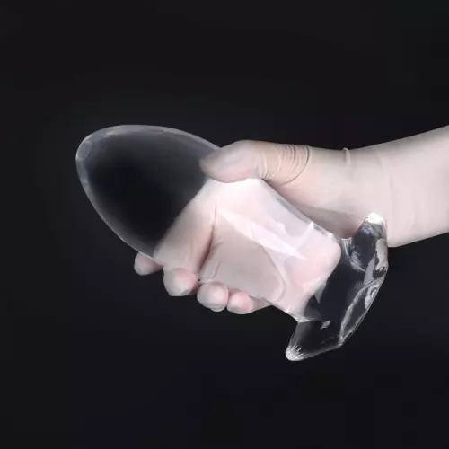 Plug Egg Clear XL 16 x 7cm Transparent – 3/5