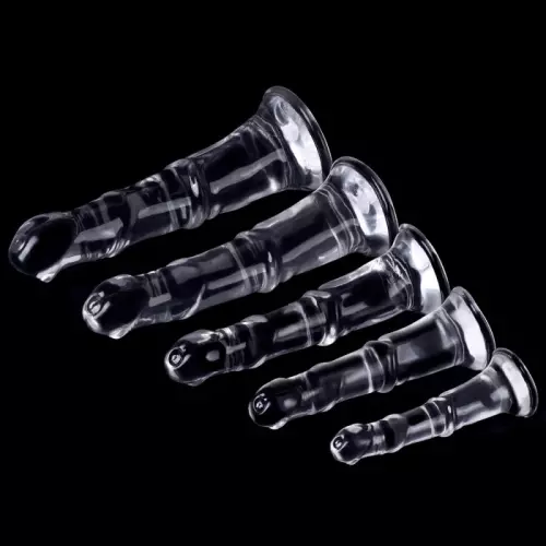 Pferdesilikon-Dildo Jumy XL 32 x 7,5cm Transparent – 3/3