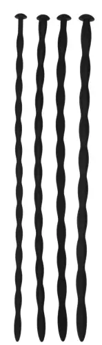 Set aus 4 Silikon-Harnröhrenstäben – 1/9