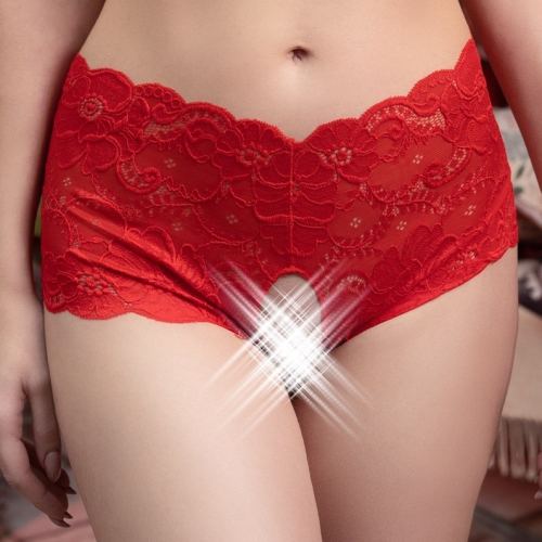 Slip Spitze offen Frida Rot