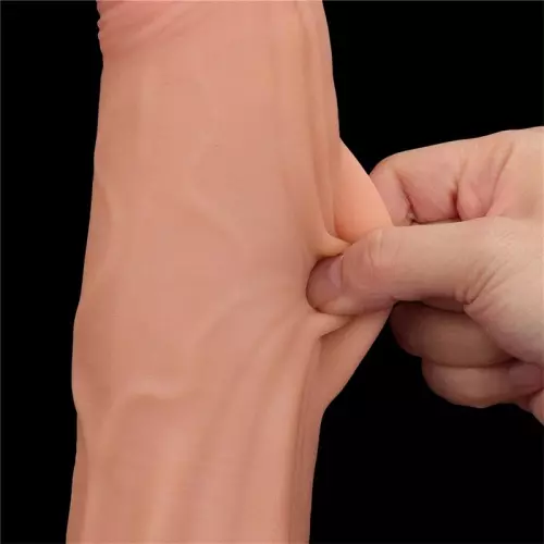 Realistischer Dildo Sliding Skin 23 x 6cm – 3/8