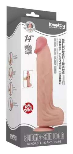 Realistischer Dildo Sliding Skin 27 x 6,5cm – 2/8