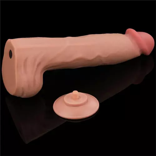 Realistischer Dildo Sliding Skin 27 x 6,5cm – 8/8