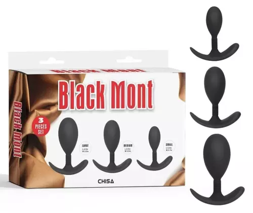 Set 3 Plugs mit Kugel Trainer Mont Schwarz – 2/5