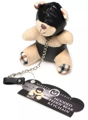 Teddybär Plüsch Teddy Bear Kapuze SM - Schlüsselanhänger – 2/4