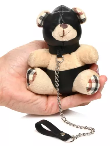 Teddybär Plüsch Teddy Bear Kapuze SM - Schlüsselanhänger – 3/4