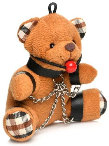 Kuscheltier TEDDYBÄR Knebel - Schlüsselanhänger