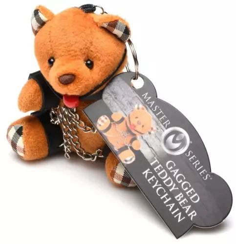 Kuscheltier TEDDYBÄR Knebel - Schlüsselanhänger – 2/5