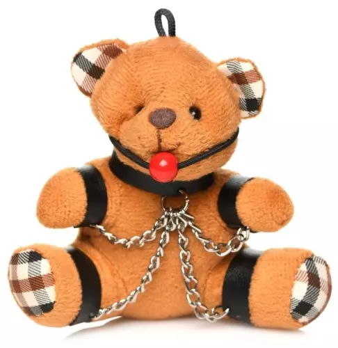 Kuscheltier TEDDYBÄR Knebel - Schlüsselanhänger – 3/5