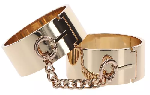 Menottes en métal Slave Wrist Taboom Dorées – 3/11