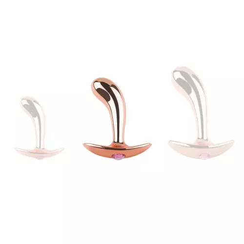 Metallschmuck-Plug INCURVE M 9 x 2.8cm – 1/2