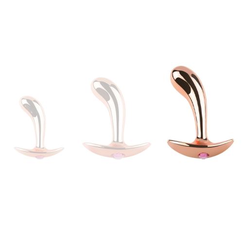 Incurve L Metal Jewel Plug 12 x 3.5cm