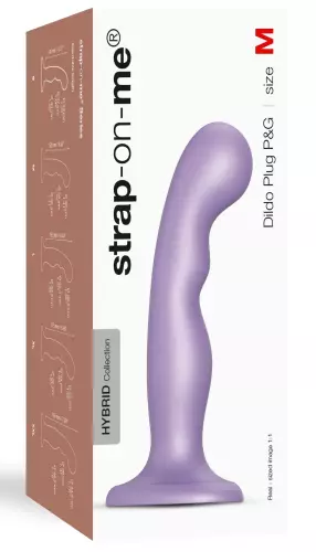 Silikonplug P&G Strap-On-Me M 15 x 3.6cm Violett – 2/3