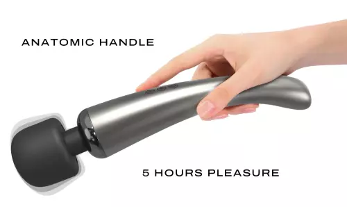 Wand Megawand Dorcel - Kop 55mm Zilver – 4/7
