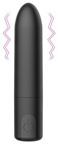 Mini Vibrator Happy Schwarz