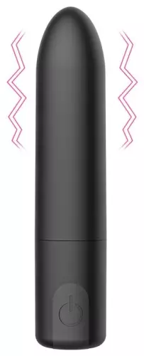 Mini Vibrator Happy Schwarz – 1/2