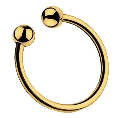 Open Ball Glans Ring Gold