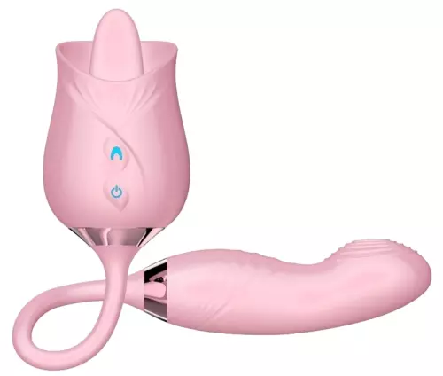 Stimulator Rose Licking 11 x 3cm Rosa – 1/2