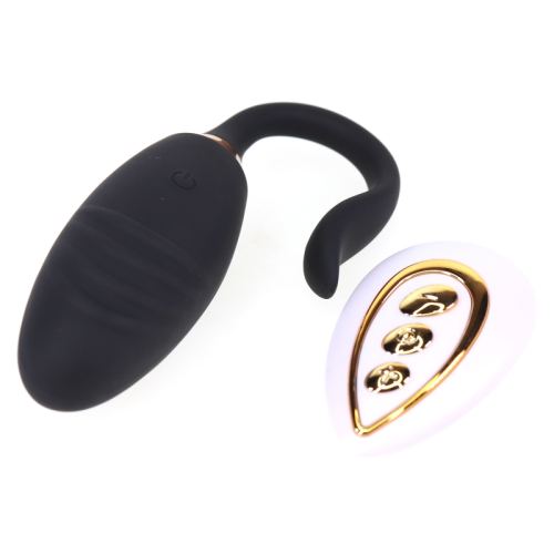 Felino Wireless Vibrating Egg 7.5 x 3cm Black