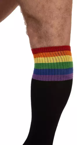 Lange Socken Pride Football Schwarz – 2/2