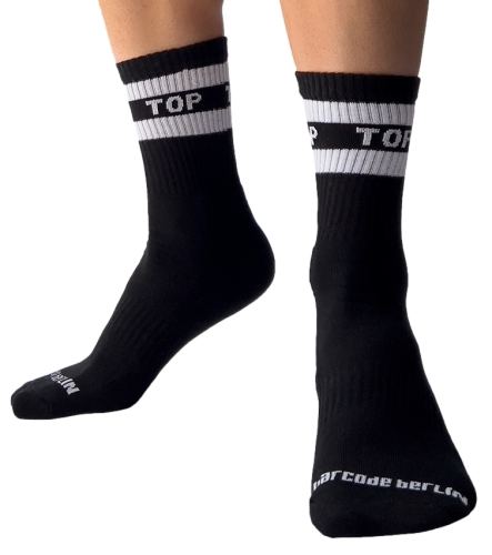 Fetish Top Socks Black
