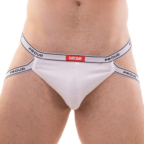 Proud Boy Rib Jock White
