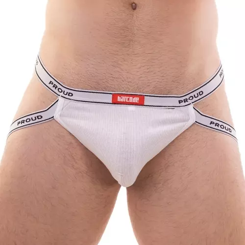 Rib Jock Proud Boy Weiß – 1/4