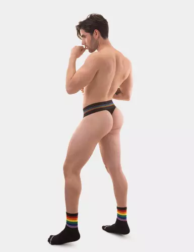 Thong Proud Boy Schwarz – 3/4