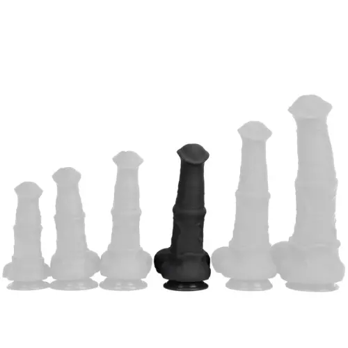 Pferdepenisdildo Centaura XL 20 x 7cm Schwarz – 1/2