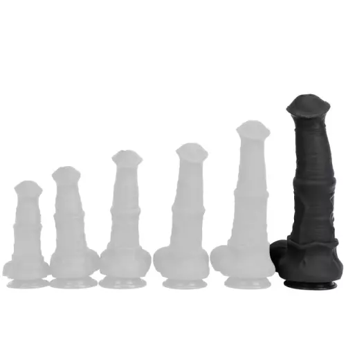 Pferdepenisdildo Centaura Xxxl 27 x 9cm Schwarz – 1/2