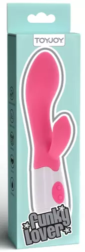 Vibrator Rabbit Funky Lover 20cm Rosa – 2/5