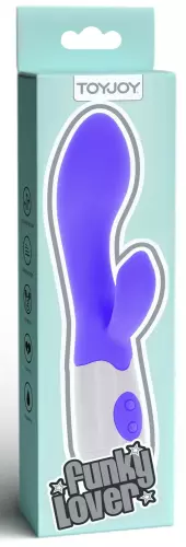 Vibrator Rabbit Funky Lover 20cm Violett – 2/5