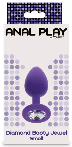Plug Bijou Diamond Booty S 6 x 2,8cm Violet – 2/4