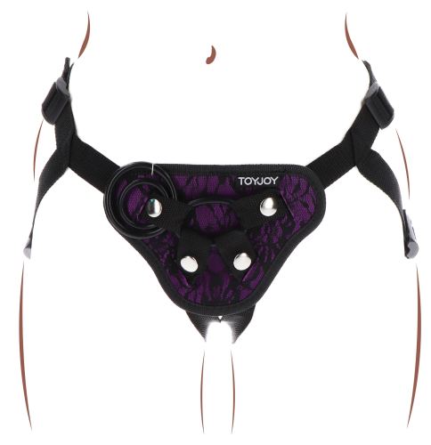 Harness for dildo belt Strap-On Get Real Violet