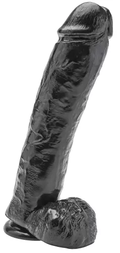 Dildo Mega Tommy 22 x 6cm Schwarz – 1/2