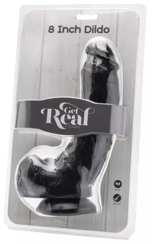 Dildo Get Real 17 x 5 cm Schwarz – 2/2