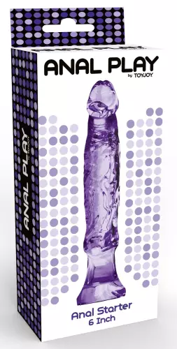 Realistischer Anal-Plug Starter 13 x 3cm Violett – 2/2