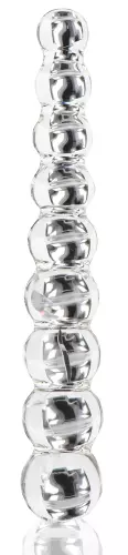 Glazen dildo Frozen Fountain 22 x 3,7cm – 1/5