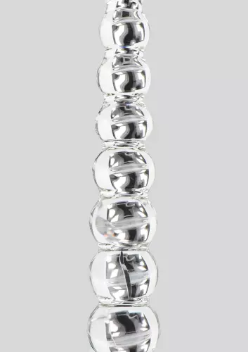 Glazen dildo Frozen Fountain 22 x 3,7cm – 5/5