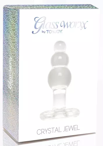 Glasplugg Crystal Jewel 9,5 x 3,5cm – 2/7