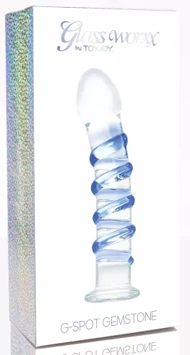 Glaspenis G-Spot Gemstone 17 x 3,7cm – 2/6
