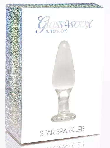 Glasplugg Star Sparkler 11 x 3,5cm – 2/7