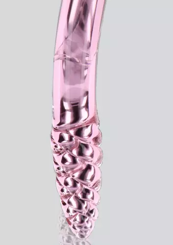 Glaspenis Rhinestone Scepter 23 x 3,6cm Rosa – 5/7