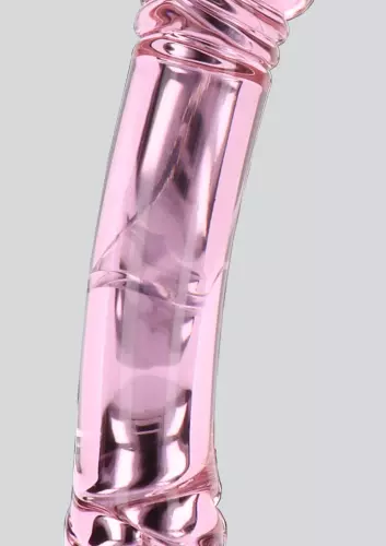 Glaspenis Rhinestone Scepter 23 x 3,6cm Rosa – 6/7