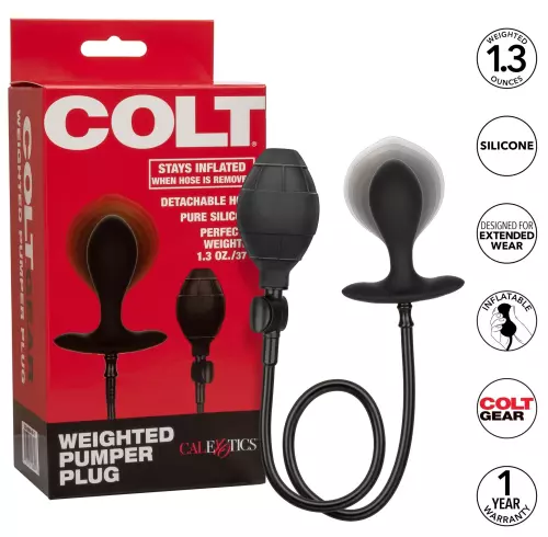 Aufblasbarer beschwerterer Plug Weighted Pumper Colt 7,5 x 3,2cm – 8/8