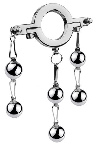 Steel Hanger Ball Stretcher with Hanging Balls 34mm Diameter - 390g Weight