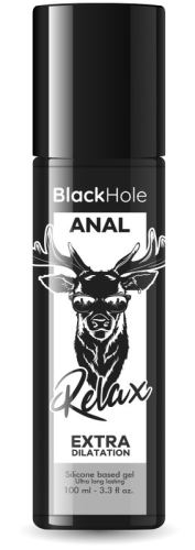 Relax Black Hole Silicone Lubricant 100ml Bottle