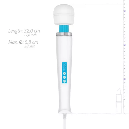 Vibromasseur My Magic Wand - Kopf 58mm Blau – 7/13