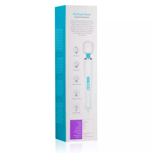 Vibromasseur My Magic Wand - Kopf 58mm Blau – 8/13